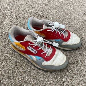 Reebok Kids' Red and Blue Sneakers